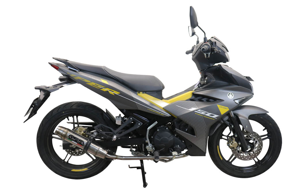 Yamaha Sniper 150 2021-2022 Exhaust GPR Full System Deeptone Inox