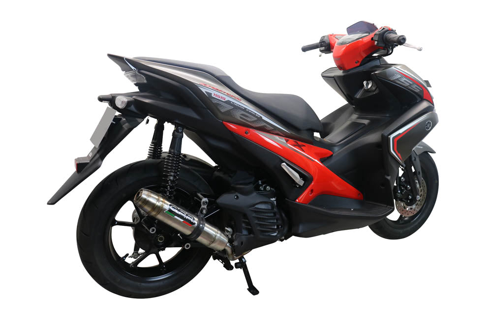 Yamaha Aerox 155 2021-22 Exhaust GPR Full System Deeptone Inox