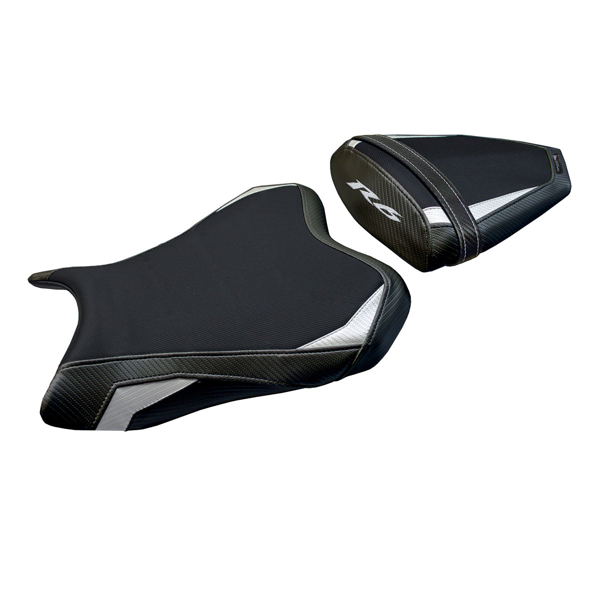 Yamaha YZF R6 2006-2007 Seat Cover Tappezzeria Italia TPZ in White and Black