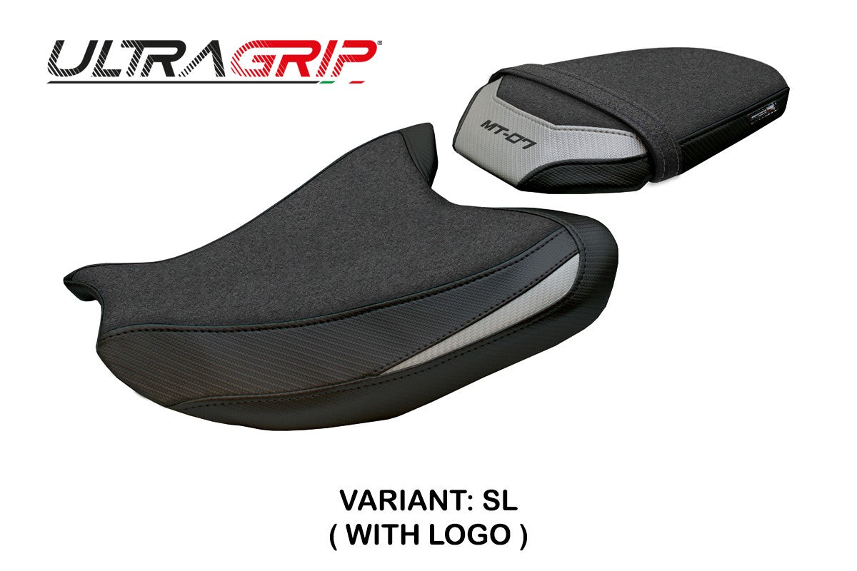 Yamaha MT-07 FZ07 2025 Seat Cover Tappezzeria Italia TPZ Ultragrip Silver Black