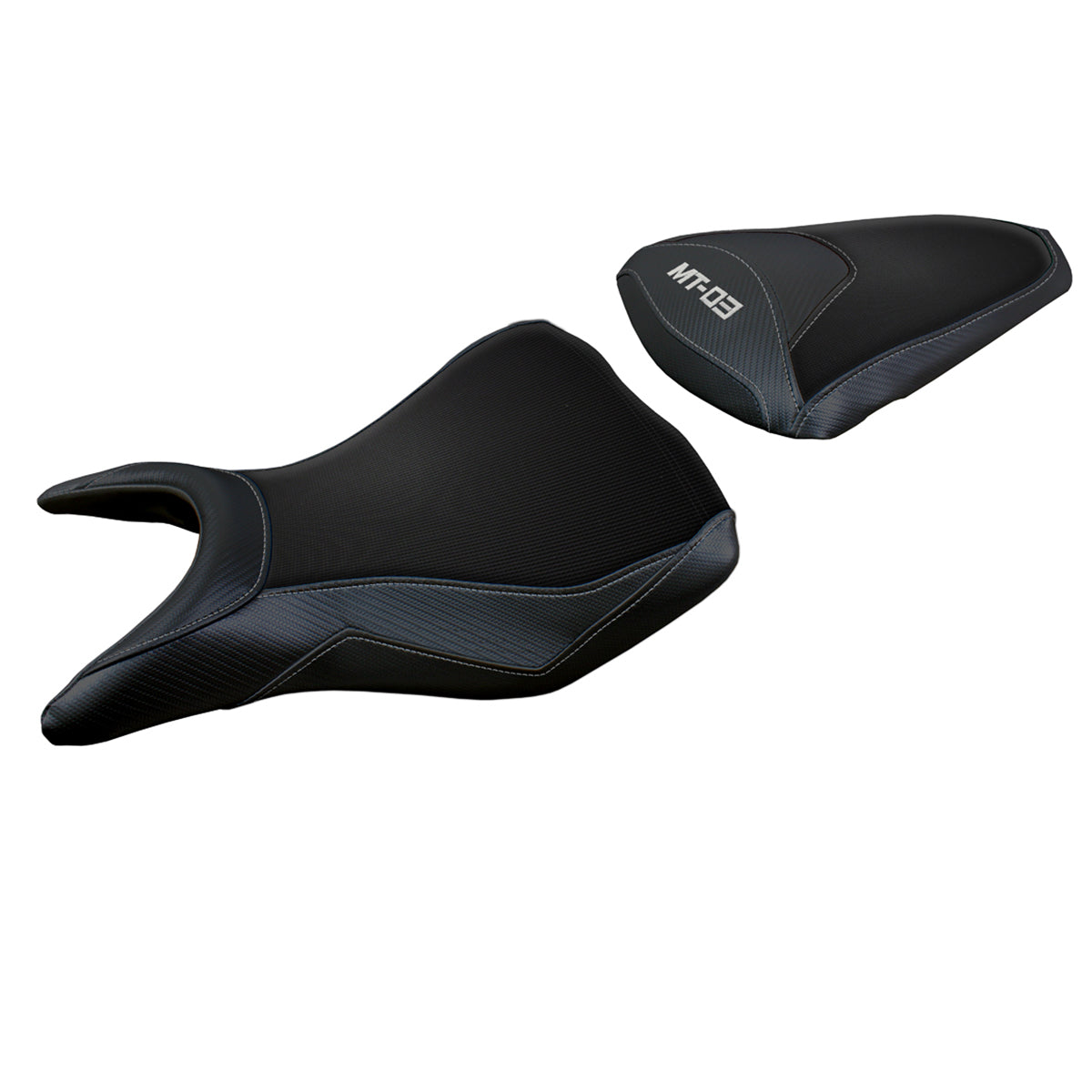 Funda de asiento Yamaha MT-03 FZ03 2020-2024 Tappezzeria Italia TPZ Comfort en negro