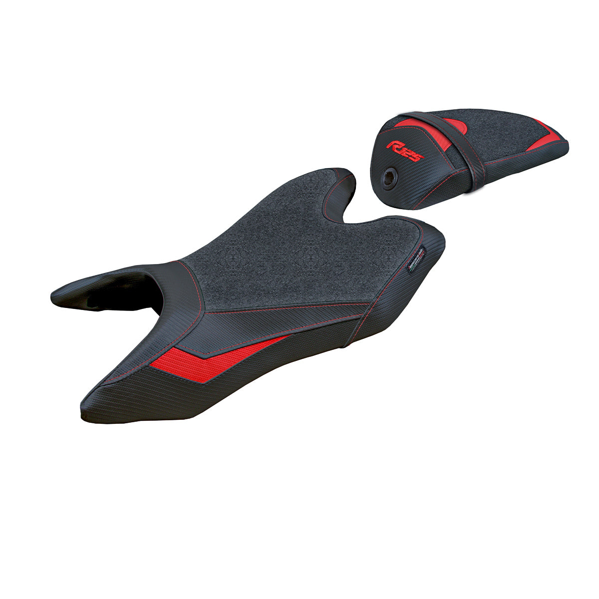 Yamaha YZF R125 2019-2023 Seat Cover Tappezzeria Italia TPZ Ultragrip in Red