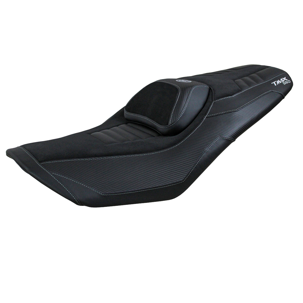 Funda de asiento Yamaha T-Max 560 2022-2025 Tappezzeria Italia TPZ Comfort en negro