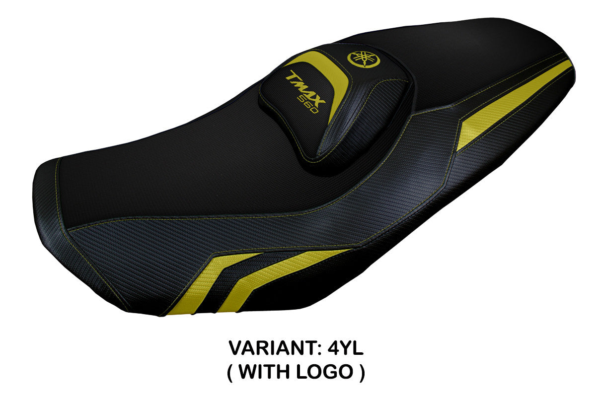 Yamaha T-Max 560 2022-2026 Seat Cover TPZ Italia Yellow Black