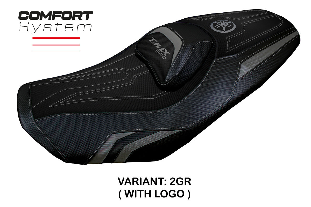 Yamaha T-Max 560 2022-2026 Seat Cover TPZ Italia Comfort Grey Black