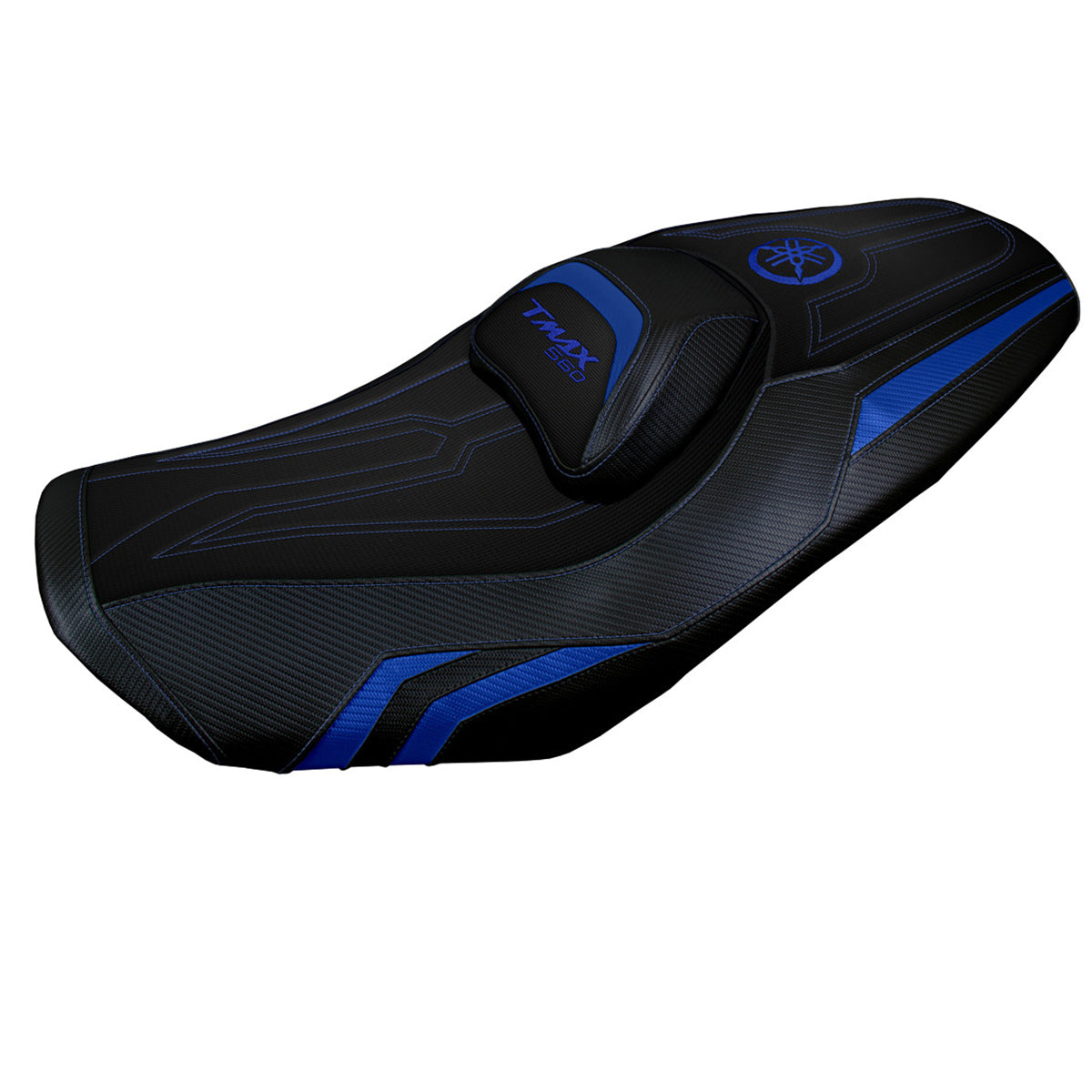 Yamaha T-Max 560 2022-2026 Seat Cover TPZ Italia Comfort Blue Black