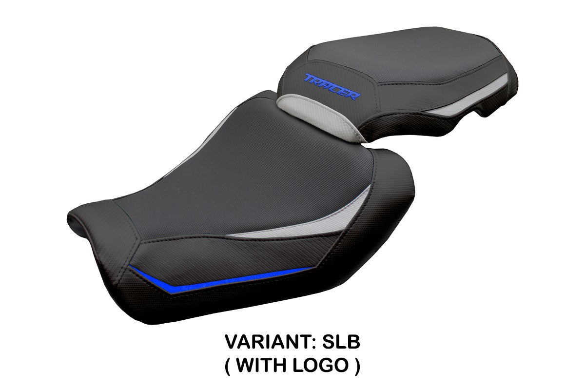Funda de asiento Yamaha Tracer 9 / 9 GT 2025 Tappezzeria Italia TPZ Plata Azul Negro