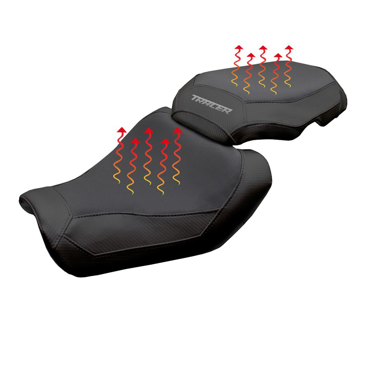 Yamaha Tracer 9 / 9 GT 2025 Seat Cover Tappezzeria Italia TPZ Heating Comfort Black