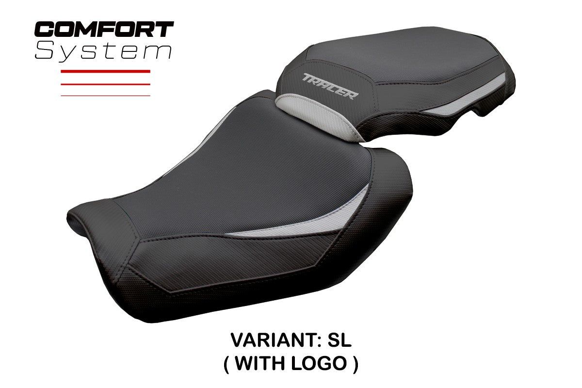 Yamaha Tracer 9 / 9 GT 2025 Seat Cover Tappezzeria Italia TPZ Comfort Silver Black