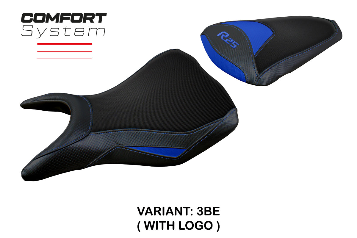 Yamaha YZF R25 2014-2020 Seat Cover Tappezzeria Italia TPZ Comfort in Blue