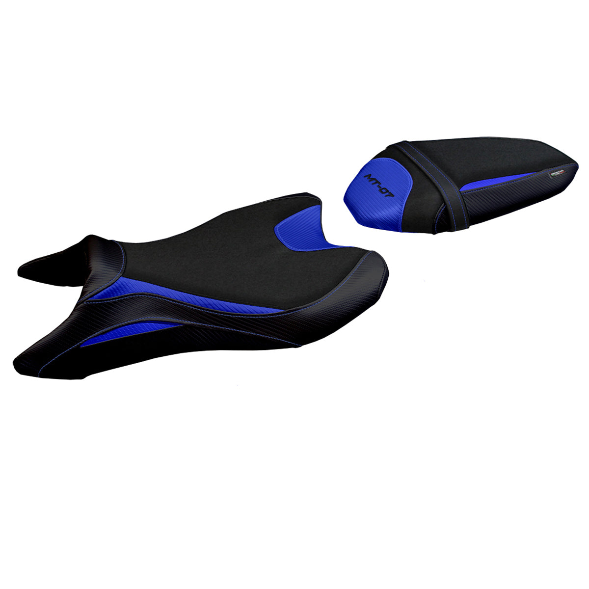 Yamaha MT-07 FZ07 2018-2024 Seat Cover Tappezzeria Italia TPZ Ultragrip in Blue