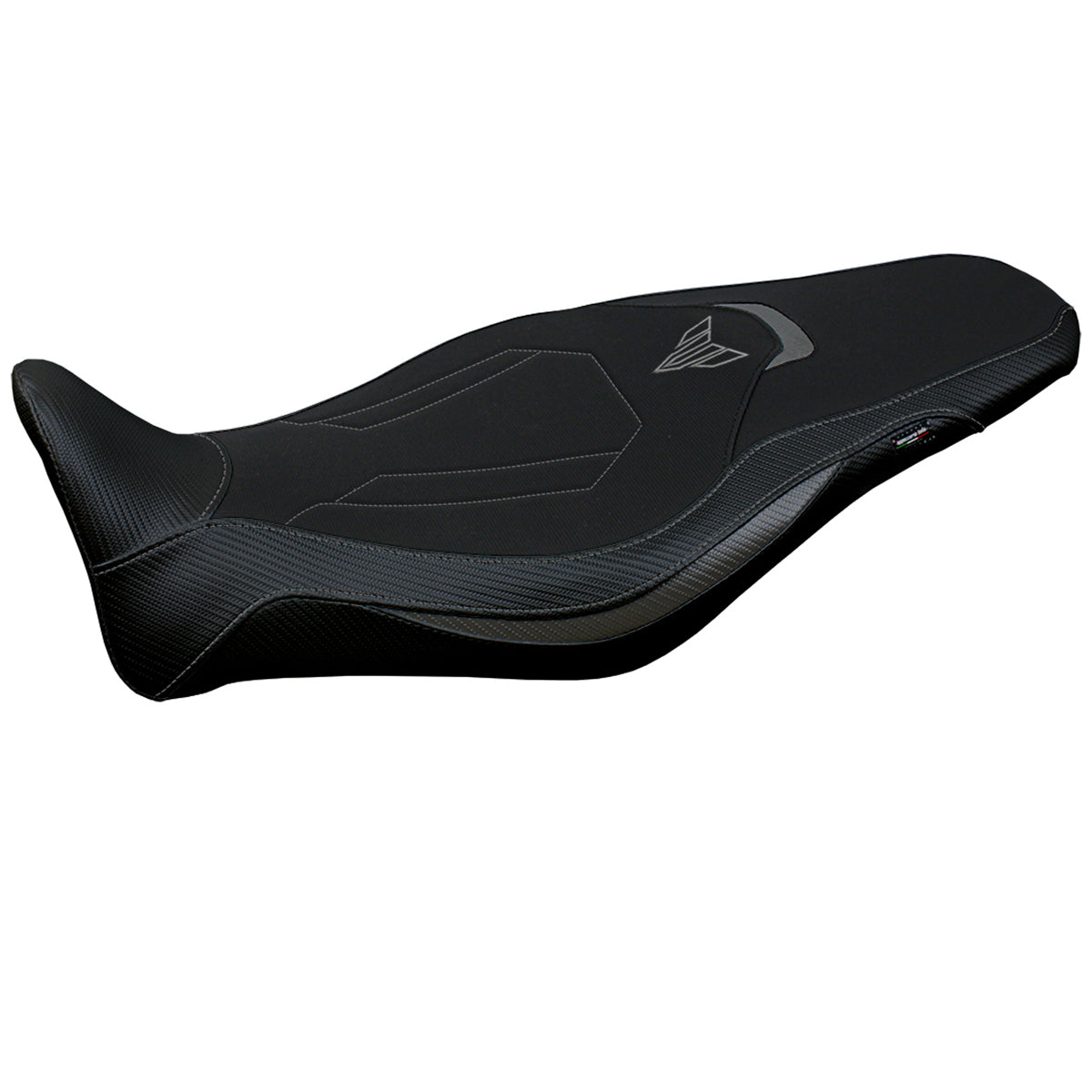 Funda de asiento Yamaha MT-09 FZ09 2021-2023 Tappezzeria Italia TPZ Comfort en gris y negro