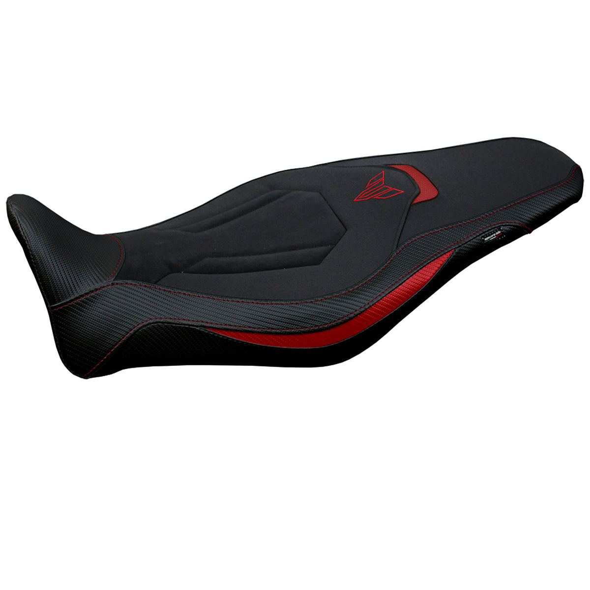 Yamaha MT-09 FZ09 2021-2023 Seat Cover Tappezzeria Italia TPZ Ultragrip in Red and Black