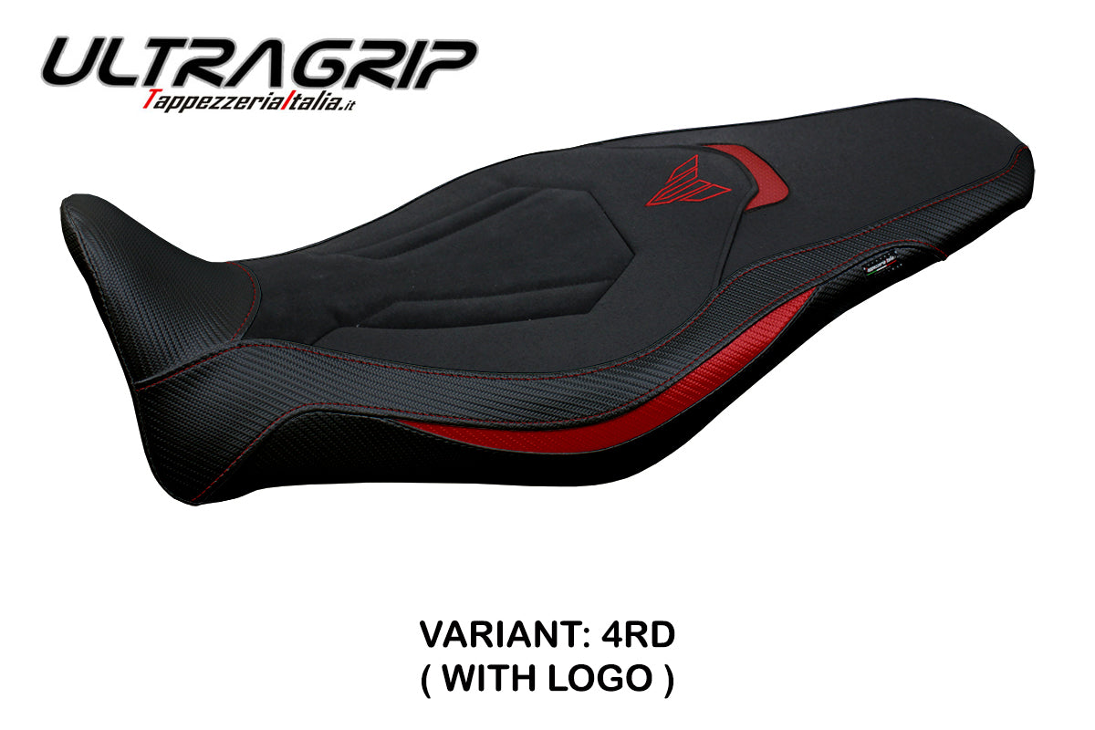 Yamaha MT-09 FZ09 2021-2023 Seat Cover Tappezzeria Italia TPZ Ultragrip in Red and Black