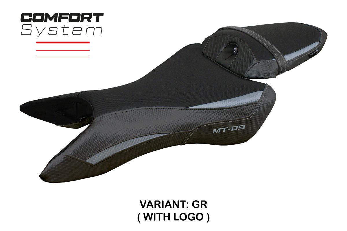 Yamaha MT-09 2024 Seat Cover Tappezzeria Comfort Grey Black