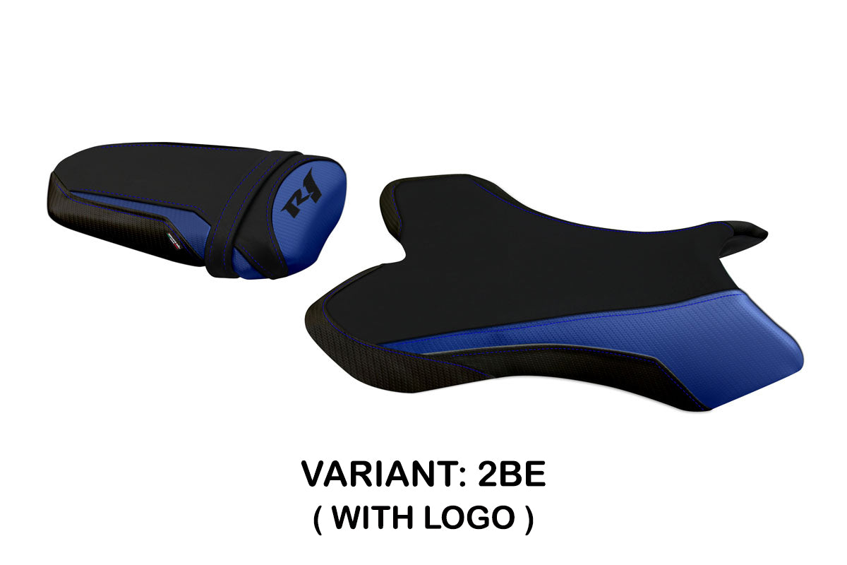 Yamaha YZF R1 2004-2006 Seat Cover Tappezzeria Italia TPZ in Blue and Black