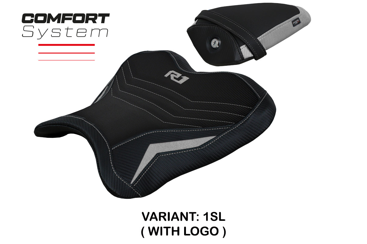 Yamaha YZF R1 2015-2025 Seat Cover Tappezzeria Italia TPZ Comfort in Silver