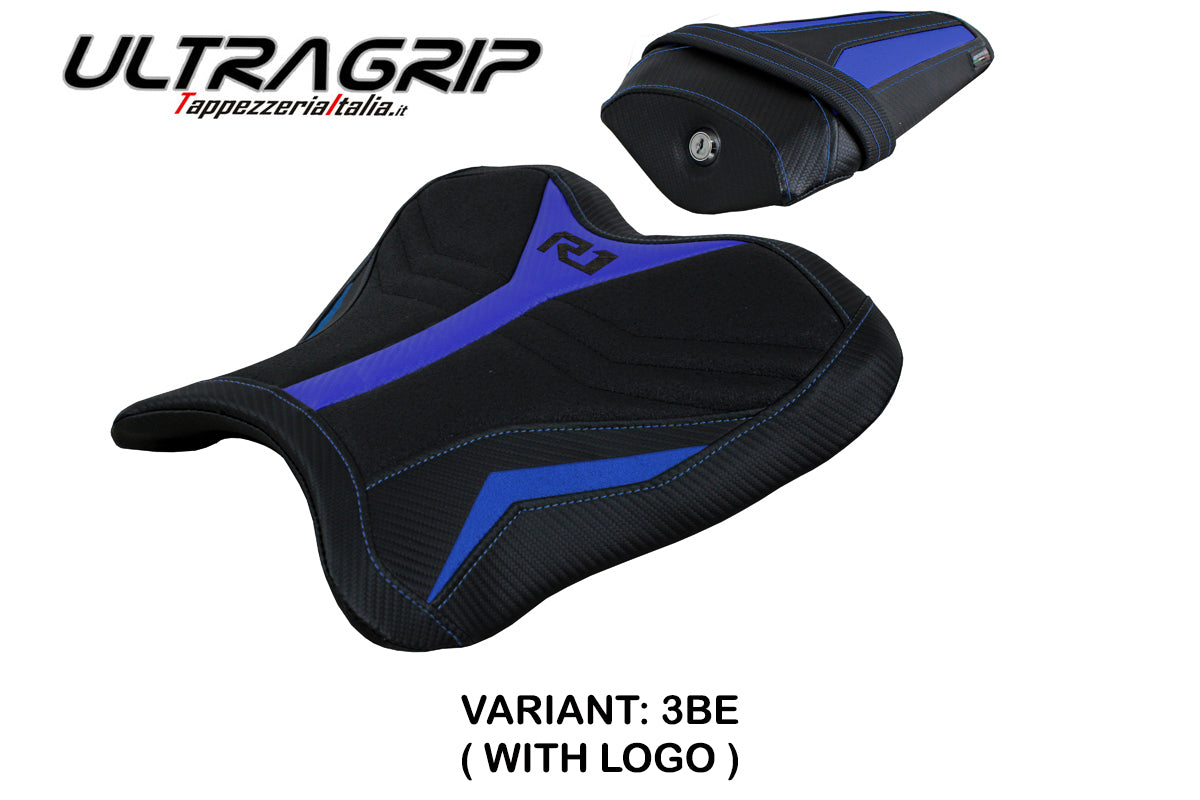 Funda de asiento Yamaha YZF R1 2015-2025 Tappezzeria Italia TPZ ini Ultragrip Azul