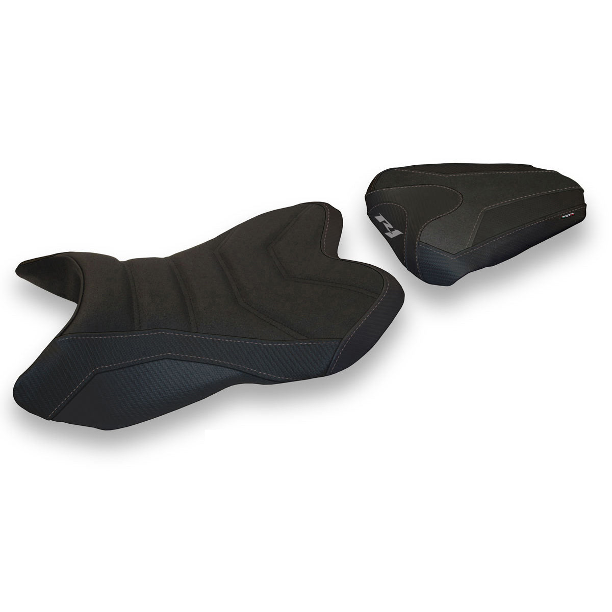 Funda de asiento Yamaha YZF R1 2007-2008 Tappezzeria Italia TPZ Ultragrip en negro
