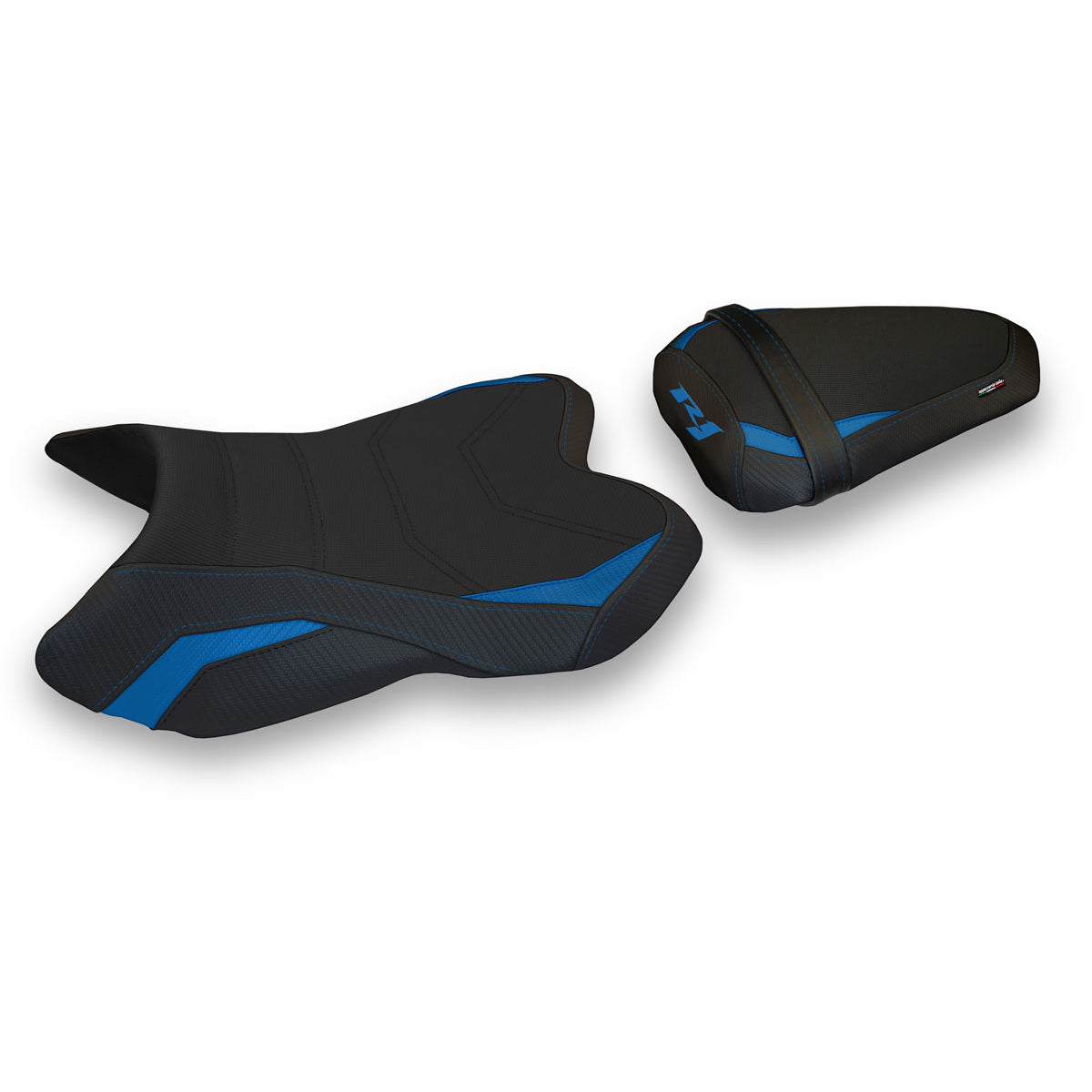 Yamaha YZF R1 2007-2008 Seat Cover Tappezzeria Italia TPZ Comfort in Blue and Black