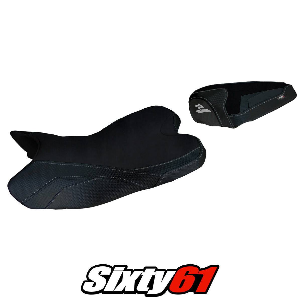 Yamaha YZF R1 2009-2014 Seat Cover Tappezzeria Italia TPZ in Black