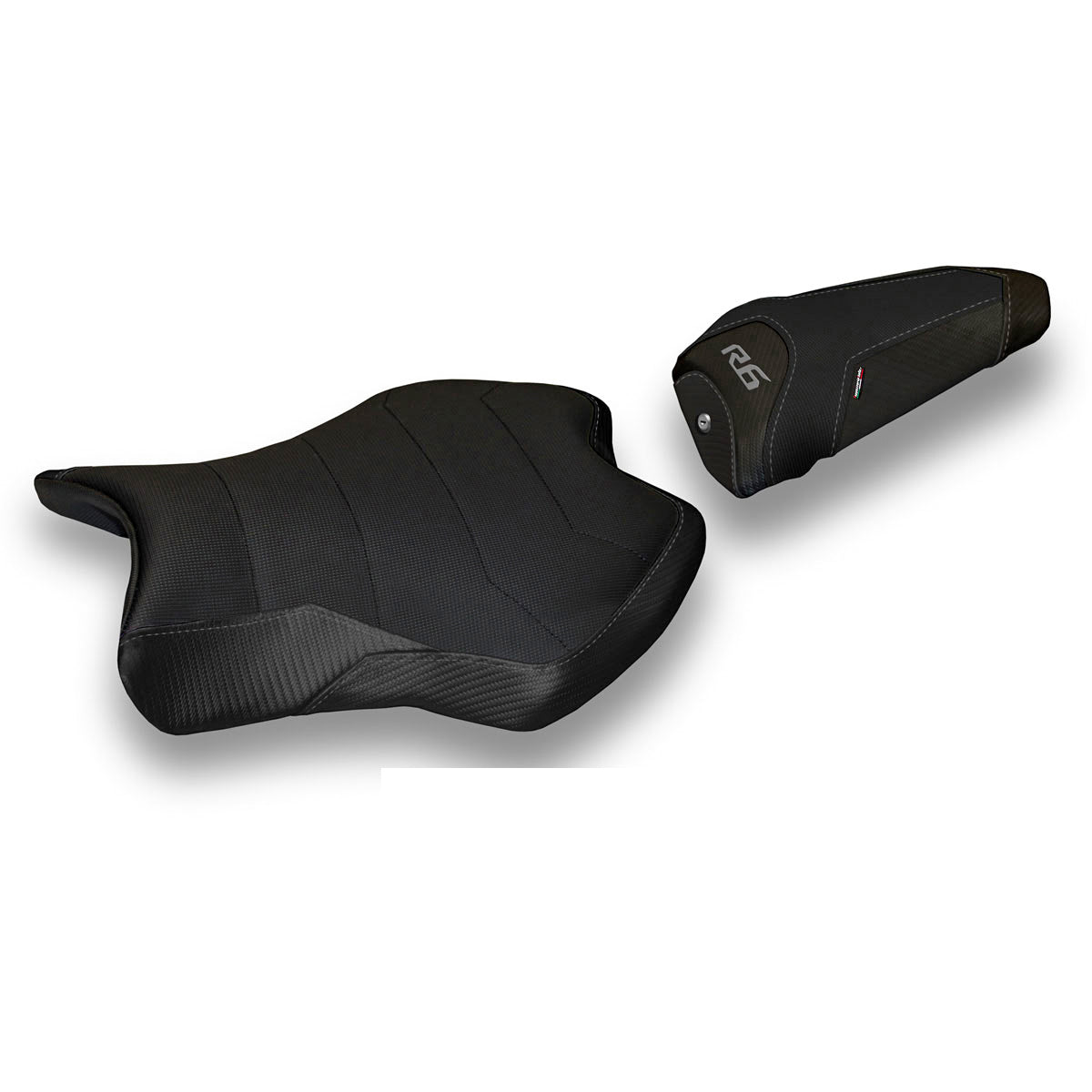 Funda de asiento Yamaha YZF R6 2017-2025 Tappezzeria Italia TPZ Comfort en negro