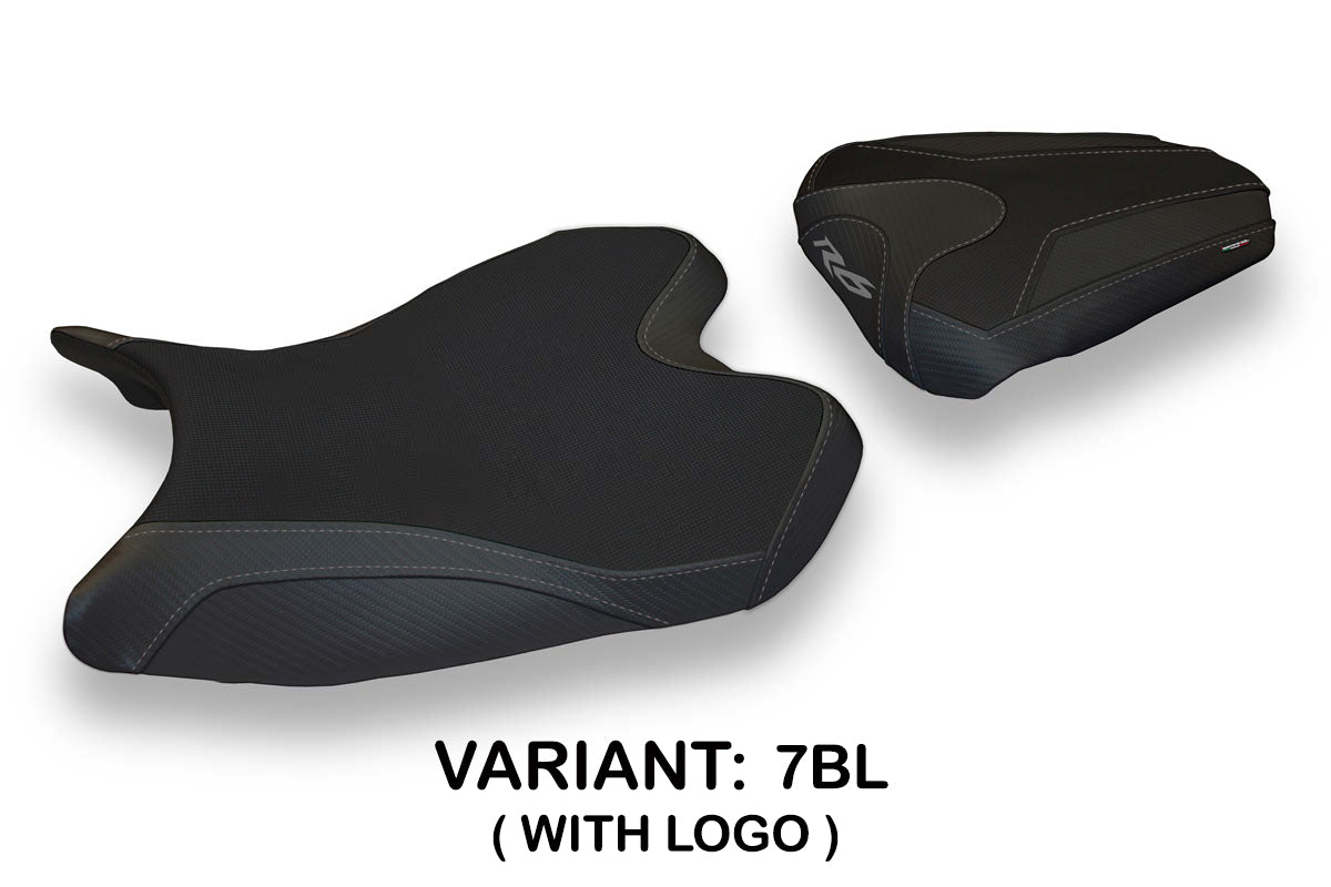 Funda de asiento Yamaha YZF R6 2008-2016 Tappezzeria Italia TPZ en negro