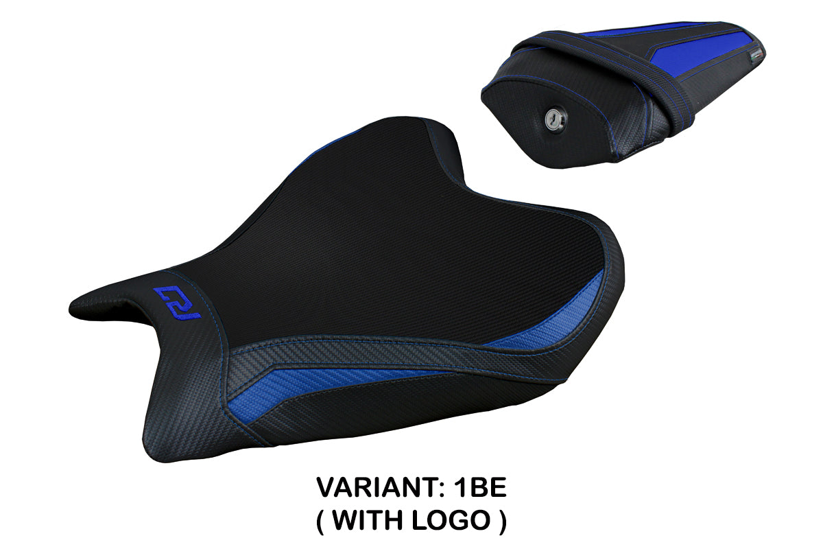 Yamaha YZF R7 2021-2025 Seat Cover Tappezzeria Italia TPZ Blue and Black