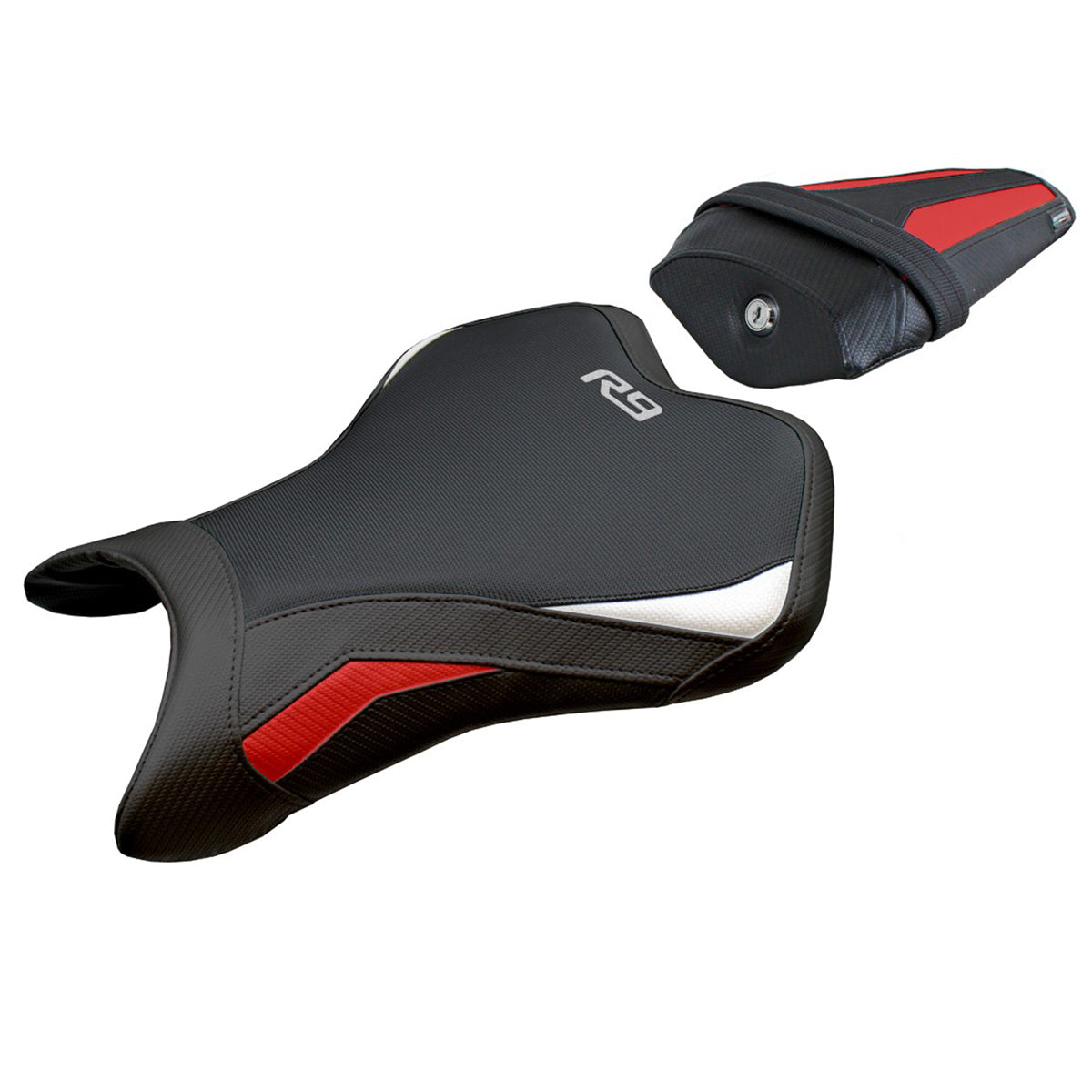 Yamaha R9 2025 Seat Cover Tappezzeria Italia TPZ Red White Black