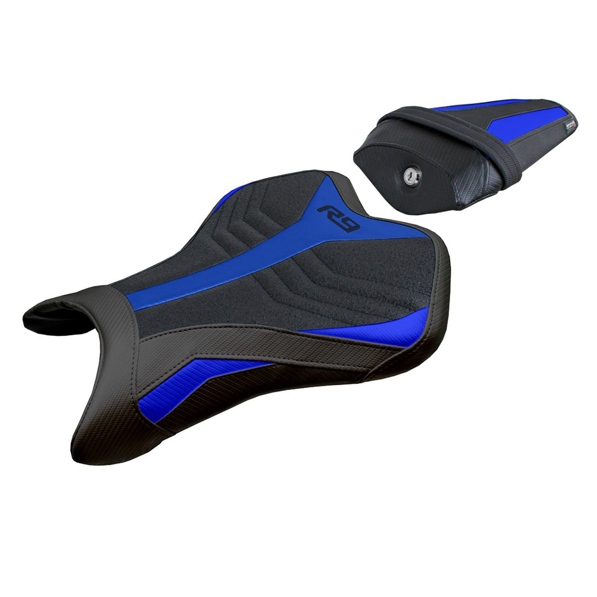Funda de asiento Yamaha R9 2025 Tappezzeria Italia TPZ Ultragrip Azul Negro