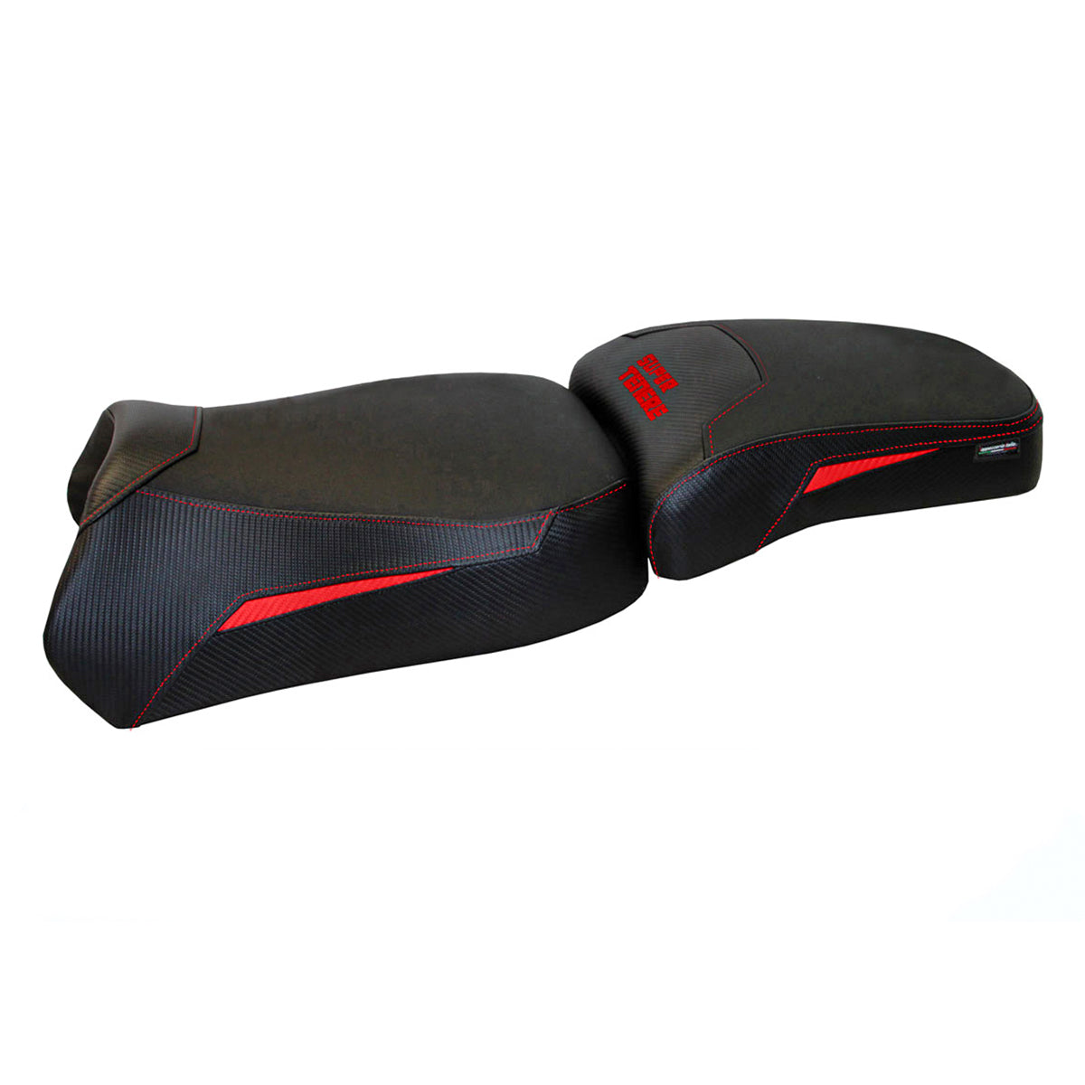 Yamaha Super Tenere 1200 2010-2020 Seat Cover Tappezzeria Italia TPZ in Red and Black