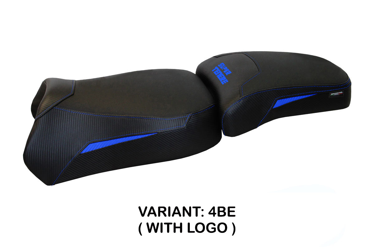 Yamaha Super Tenere 1200 2010-2020 Seat Cover Tappezzeria Italia TPZ in Blue and Black