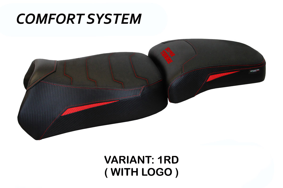 Funda de asiento Yamaha Super Tenere 1200 2010-2020 Tappezzeria Italia TPZ Comfort en Rojo