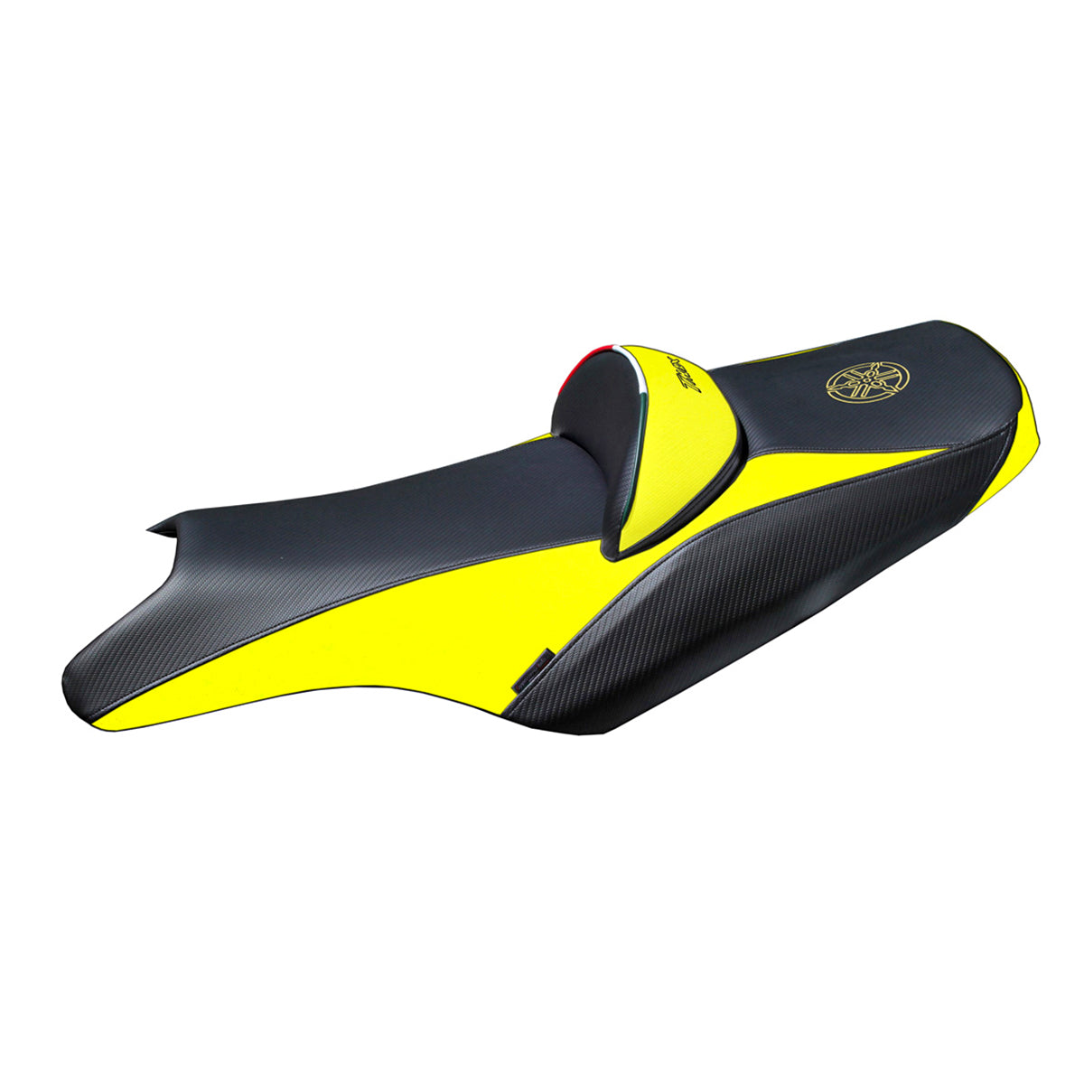 Yamaha T-Max 2008-2016 Seat Cover Tappezzeria Italia TPZ in Yellow and Black