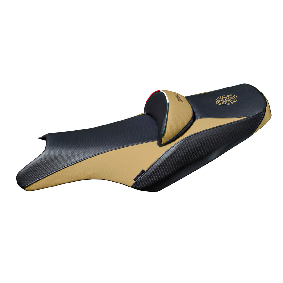 Yamaha T-Max 2008-2016 Seat Cover Tappezzeria Italia TPZ in Gold and Black