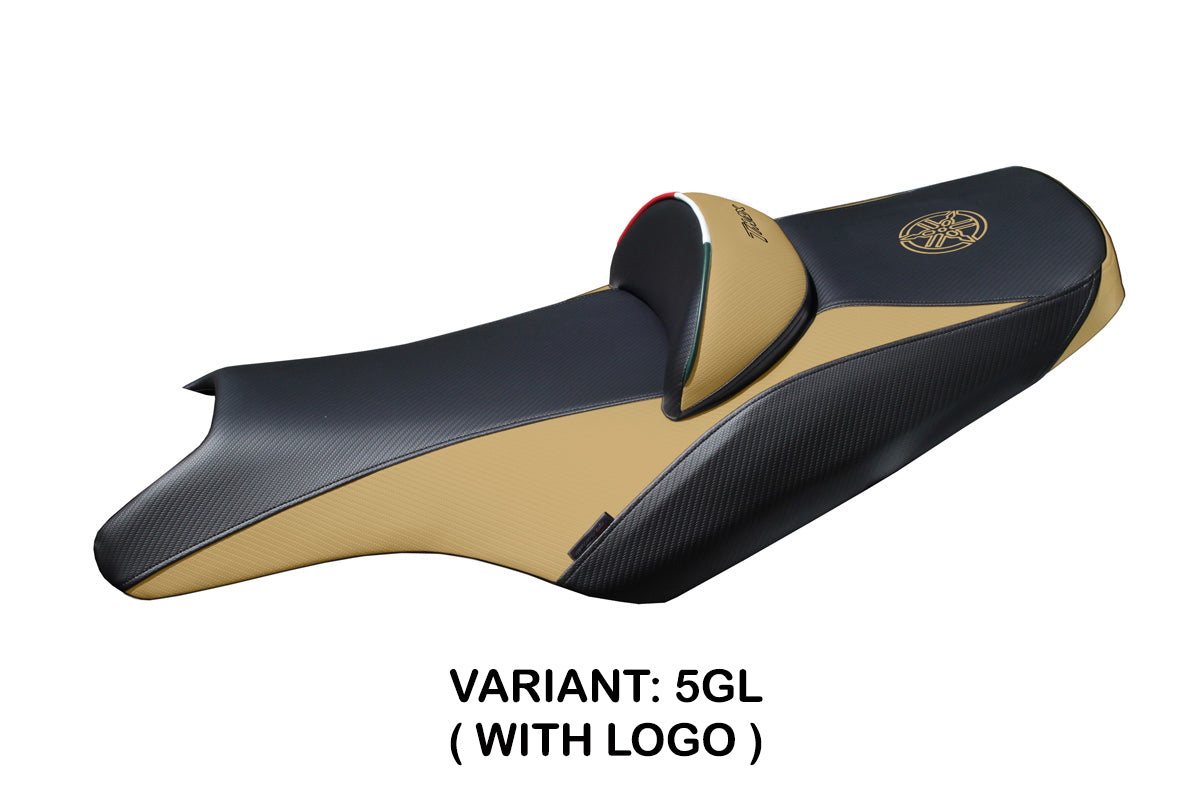 Yamaha T-Max 2008-2016 Seat Cover Tappezzeria Italia TPZ in Gold and Black