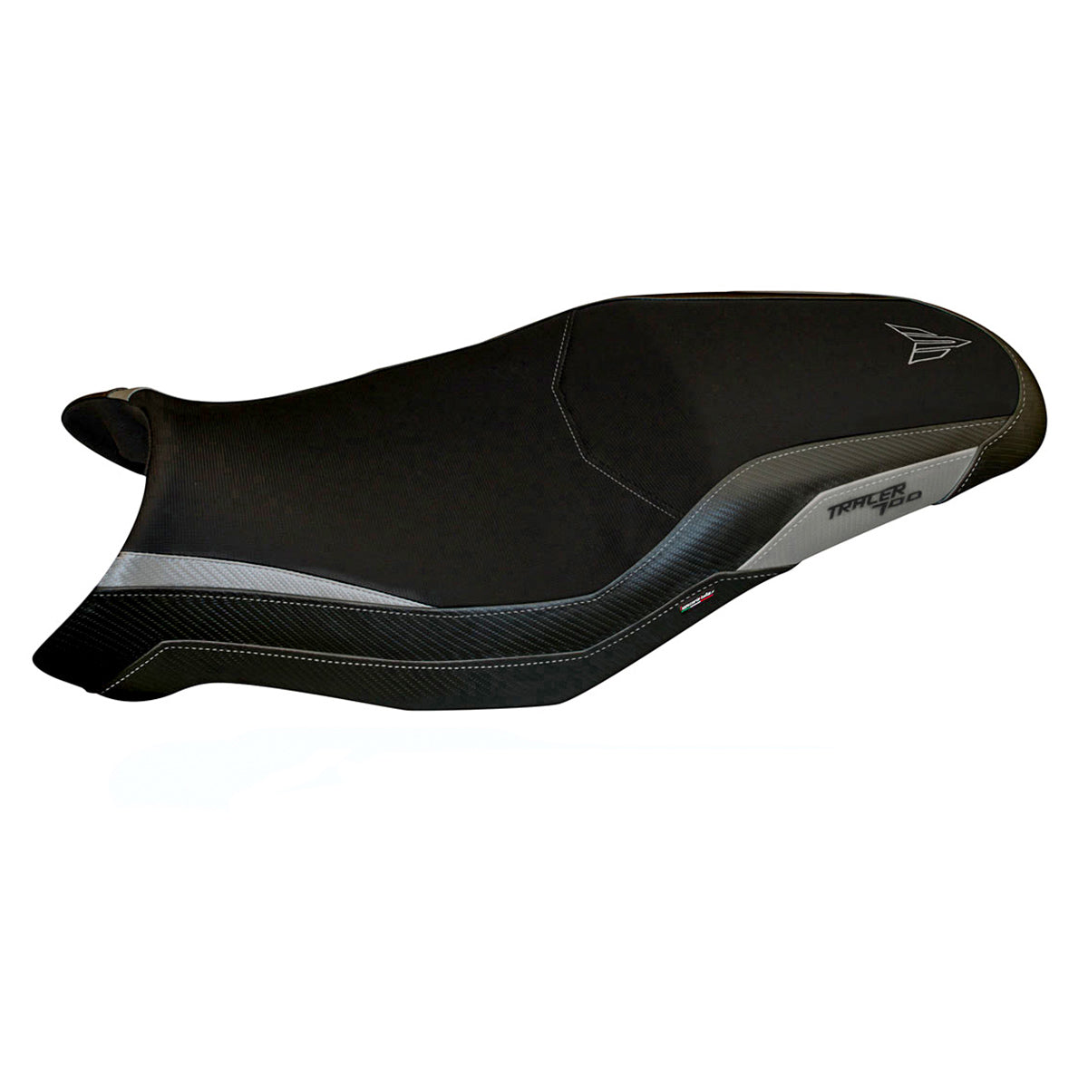 Yamaha Tracer 700 2016-2020 Seat Cover Tappezzeria Italia TPZ in Silver and Black