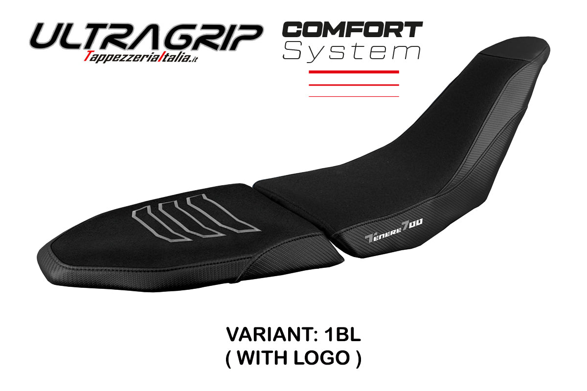 Yamaha Tenere 700 Raid 2022-2025 Seat Cover Tappezzeria Italia TPZ Comfort Ultragrip inBlack