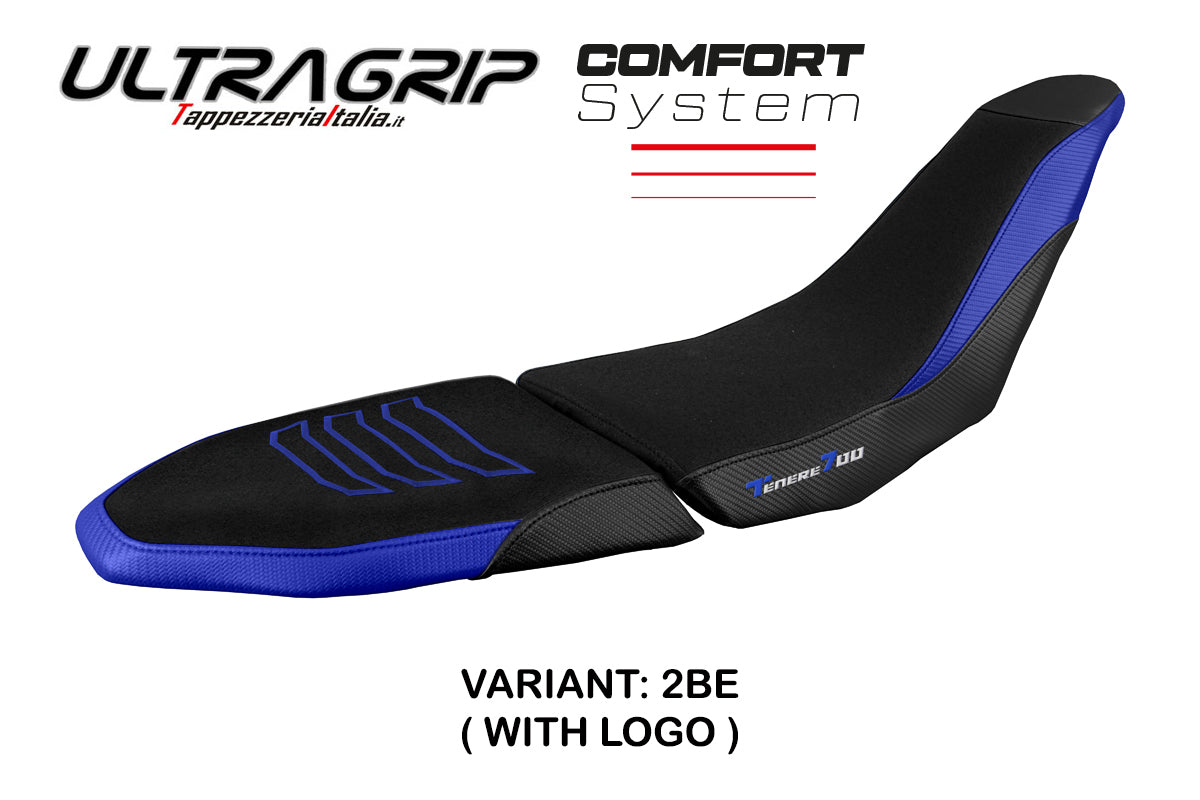 Yamaha Tenere 700 Raid 2022-2025 Seat Cover Tappezzeria Italia TPZ Comfort Ultragrip in Blue