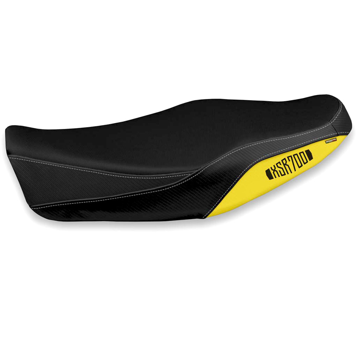 Yamaha XSR 700 2016-2020 Seat Cover Tappezzeria Italia TPZ in Yellow and White