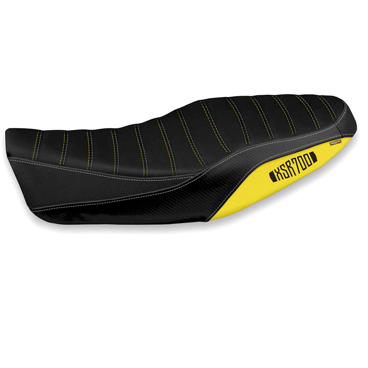 Yamaha XSR 700 2016-2020 Seat Cover Tappezzeria Italia TPZ Comfort in Yellow and White