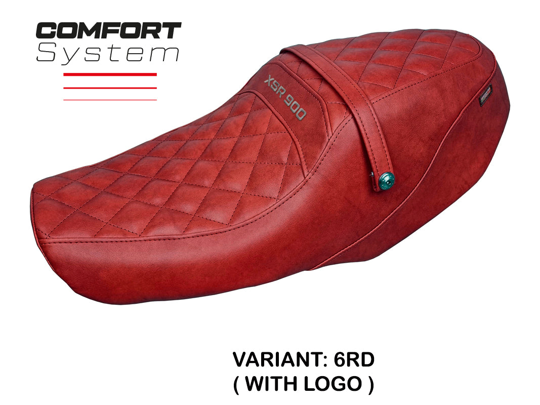 Yamaha XSR 900 2022-2025 Seat Cover Tappezzeria Italia TPZ Comfort in Vintage Red