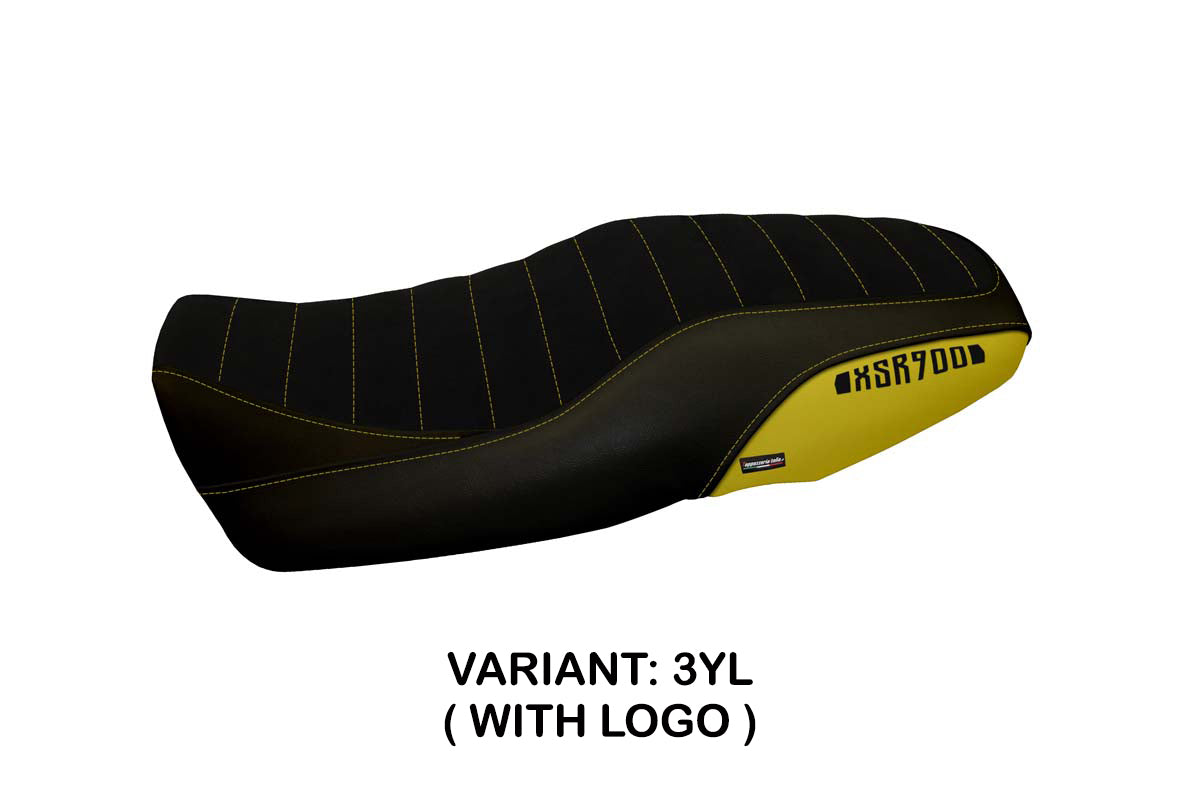Yamaha XSR 900 2016-2021 Seat Cover Tappezzeria Italia TPZ in Yellow and Black