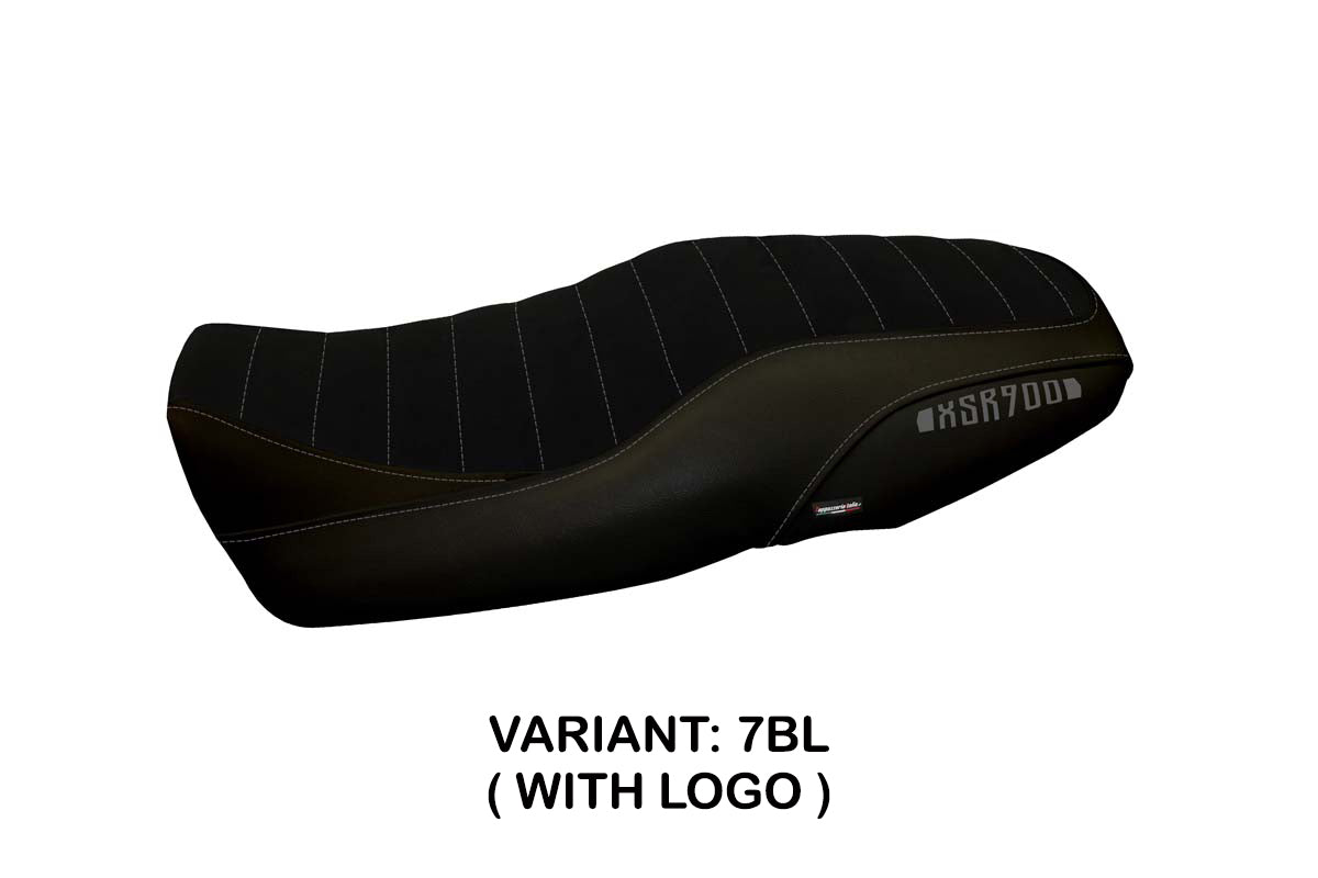 Funda de asiento Yamaha XSR 900 2016-2021 Tappezzeria Italia TPZ en negro