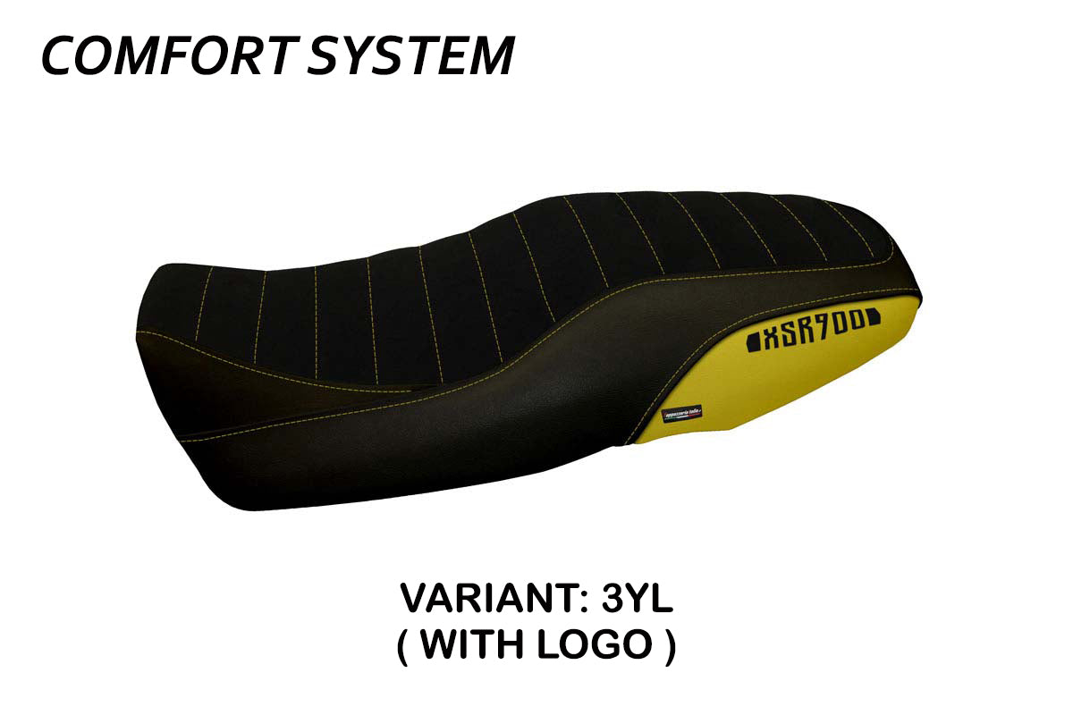 Yamaha XSR 900 2016-2021 Seat Cover Tappezzeria Italia TPZ Comfort in Yellow