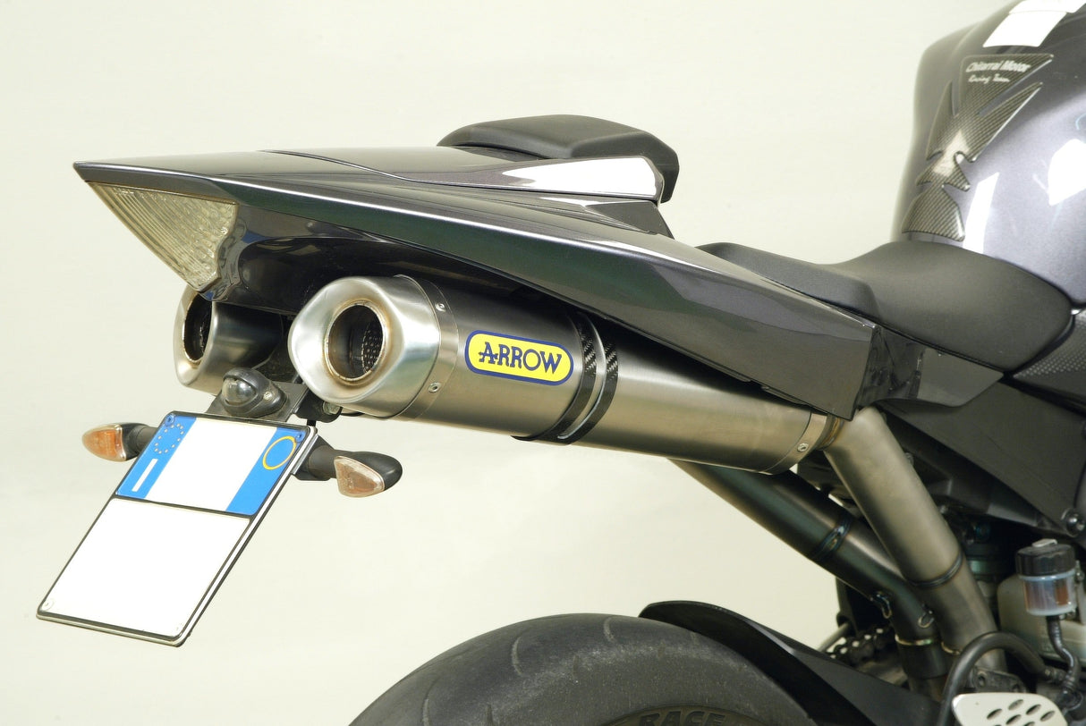 Escapes dobles de aluminio Arrow 71687AO para Yamaha YZF1000 / YZF-R1 2004-2006