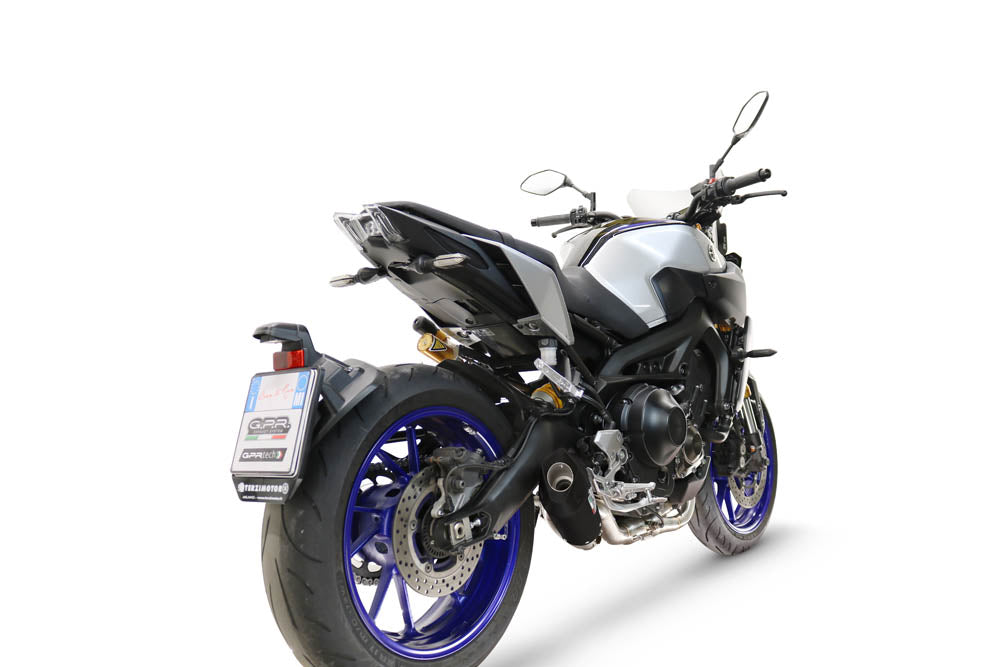 Yamaha Fj09 Tracer 2015-2016 Exhaust GPR Full System GP-Revo Black Titanium Low Level