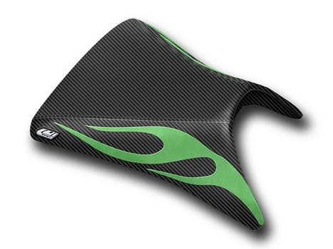 Funda de asiento delantero Luimoto | Edición Flame | Kawasaki Ninja ZX 6R 2003-2004