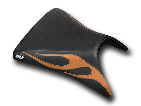 Funda de asiento delantero Luimoto | Edición Flame | Kawasaki Ninja ZX 6R 2003-2004