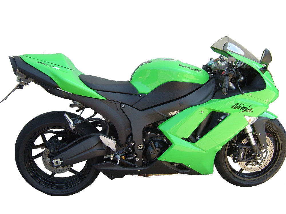 Kawasaki ZX6R 2007-2008 Exhaust GPR Slip-on Tiburon Titanium